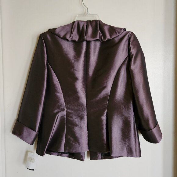 Alex Evenings shimmery jacket NWT M - Picture 2 of 8